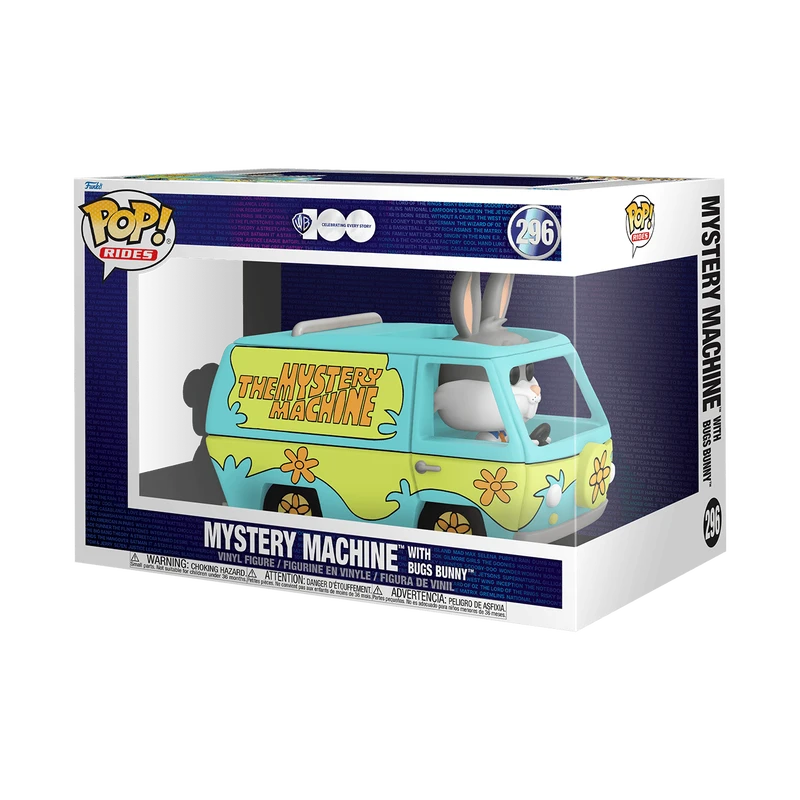 FUNKO Looney Tunes X Scooby Doo Mystery Machine With Bugs Bunny Deluxe Pop! Rides Vinyl 4 FUNKO Looney Tunes X Scooby Doo Mystery Machine With Bugs Bunny Deluxe Pop! Rides Vinyl - Image 2