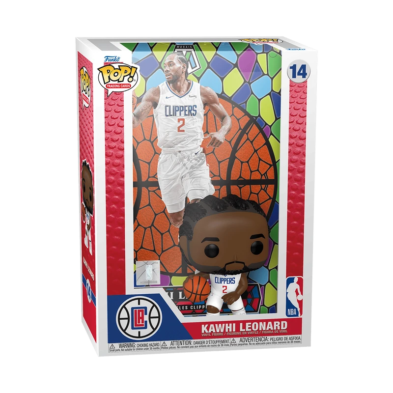 FUNKO NBA Kawhi Leonard Mosaic Pop! Trading Card Figure #14 4 FUNKO NBA Kawhi Leonard Mosaic Pop! Trading Card Figure #14 - Image 2