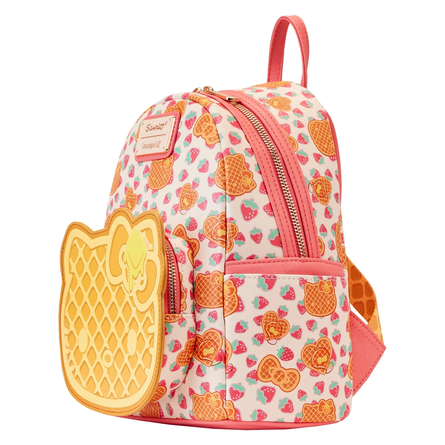 Loungefly Sanrio Hello Kitty Breakfast Waffle Mini Backpack 4 Loungefly Sanrio Hello Kitty Breakfast Waffle Mini Backpack - Image 2
