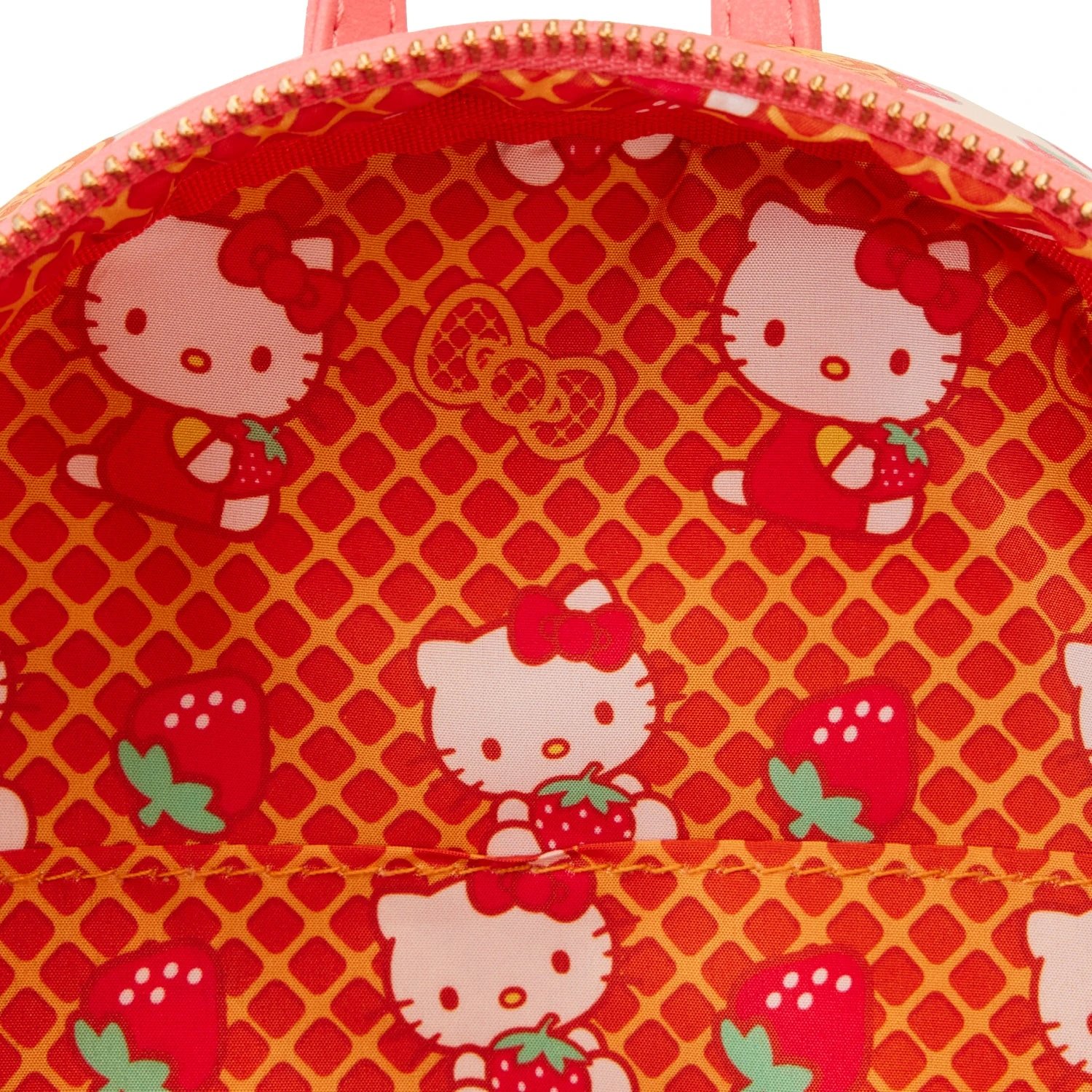 Loungefly Sanrio Hello Kitty Breakfast Waffle Mini Backpack 7 Loungefly Sanrio Hello Kitty Breakfast Waffle Mini Backpack - Image 5