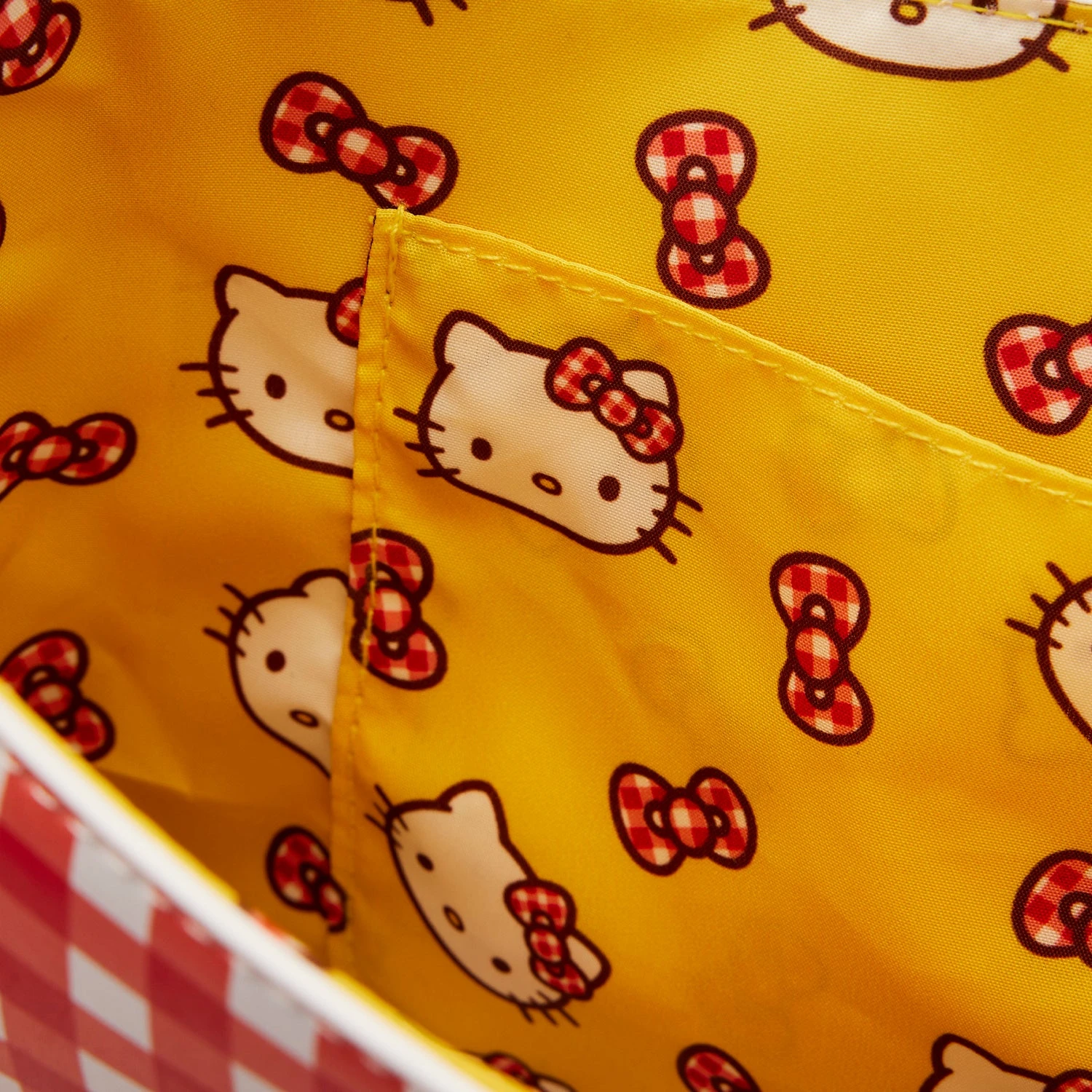 Loungefly Sanrio Hello Kitty Gingham Cosplay Crossbody Bag 7 Loungefly Sanrio Hello Kitty Gingham Cosplay Crossbody Bag - Image 5