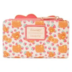 Loungefly Sanrio Hello Kitty Breakfast Waffle Flap Wallet -Toy Haven SANWA0957 LFSANRIOHELLOKITTYBREAKFASTWAFFLEFLAPWALLET0885BACK