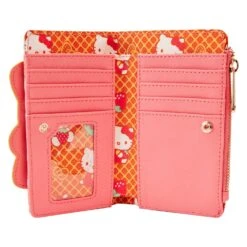 Loungefly Sanrio Hello Kitty Breakfast Waffle Flap Wallet -Toy Haven SANWA0957 LFSANRIOHELLOKITTYBREAKFASTWAFFLEFLAPWALLET0886INSIDE