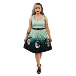 Loungefly Stitch Shoppe Universal Monsters "Elsa" Dress -Toy Haven SSUNIDR0002 MonstersCameoOliviaT 3