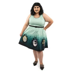 Loungefly Stitch Shoppe Universal Monsters "Elsa" Dress -Toy Haven SSUNIDR0002 MonstersCameoOliviaT 5