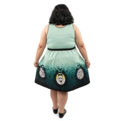 Loungefly Stitch Shoppe Universal Monsters "Elsa" Dress -Toy Haven SSUNIDR0002 MonstersCameoOliviaT 6