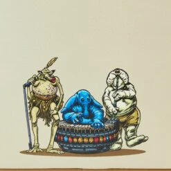 Loungefly Star Wars Return Of The Jedi 40th Anniversary Jabbas Palace Mini Backpack -Toy Haven STBK0386 LFSTARWARSRETURNOFTHEJEDI40THANNIVERSARYJABBASPALACE0368DETAIL