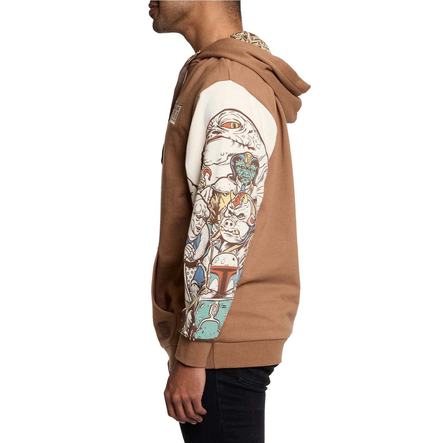 Loungefly Star Wars 40th Return Of The Jedi Light Vs Dark Unisex Hoodie 4 Loungefly Star Wars 40th Return Of The Jedi Light Vs Dark Unisex Hoodie - Image 2