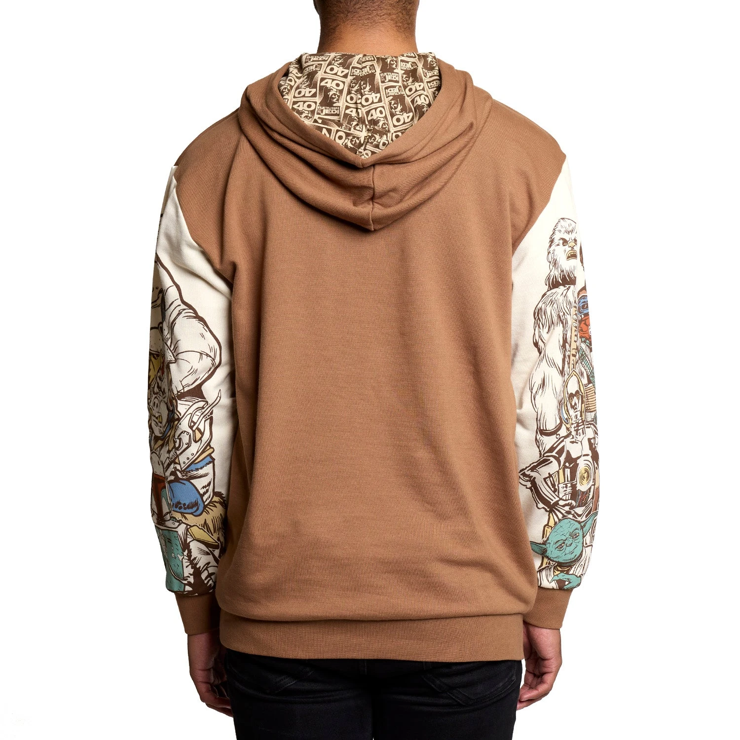 Loungefly Star Wars 40th Return Of The Jedi Light Vs Dark Unisex Hoodie 5 Loungefly Star Wars 40th Return Of The Jedi Light Vs Dark Unisex Hoodie - Image 3