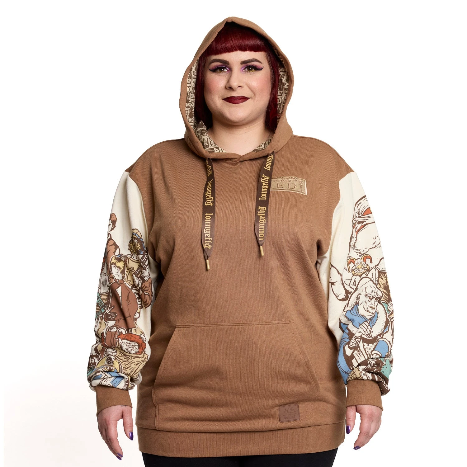 Loungefly Star Wars 40th Return Of The Jedi Light Vs Dark Unisex Hoodie 12 Loungefly Star Wars 40th Return Of The Jedi Light Vs Dark Unisex Hoodie - Image 10