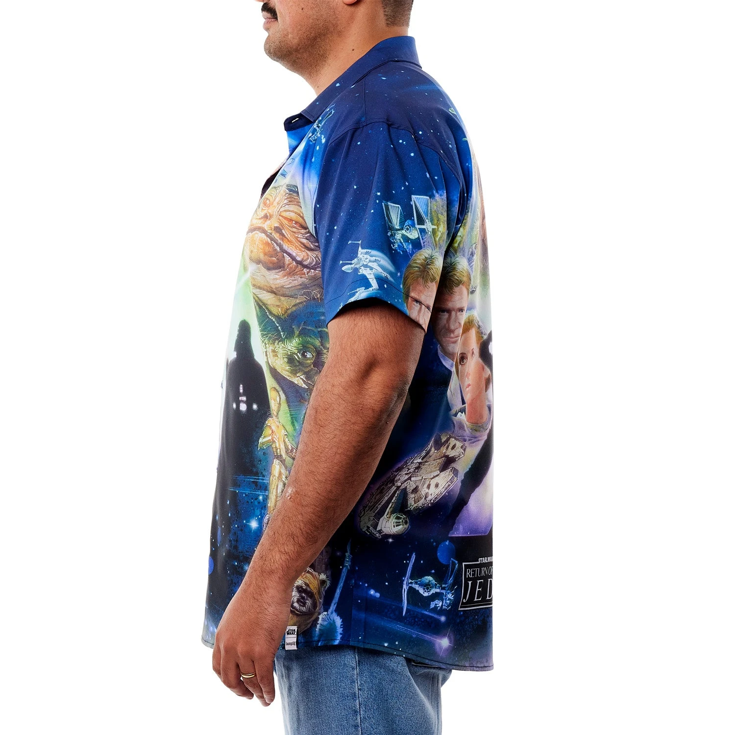 Loungefly Star Wars Return Of The Jedi Poster Camp Shirt 11 Loungefly Star Wars Return Of The Jedi Poster Camp Shirt - Image 9