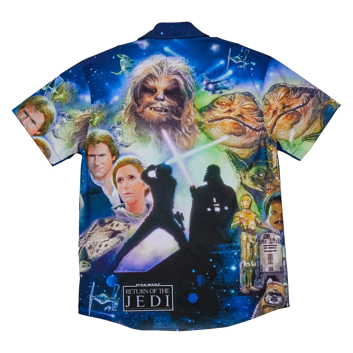 Loungefly Star Wars Return Of The Jedi Poster Camp Shirt 4 Loungefly Star Wars Return Of The Jedi Poster Camp Shirt - Image 2
