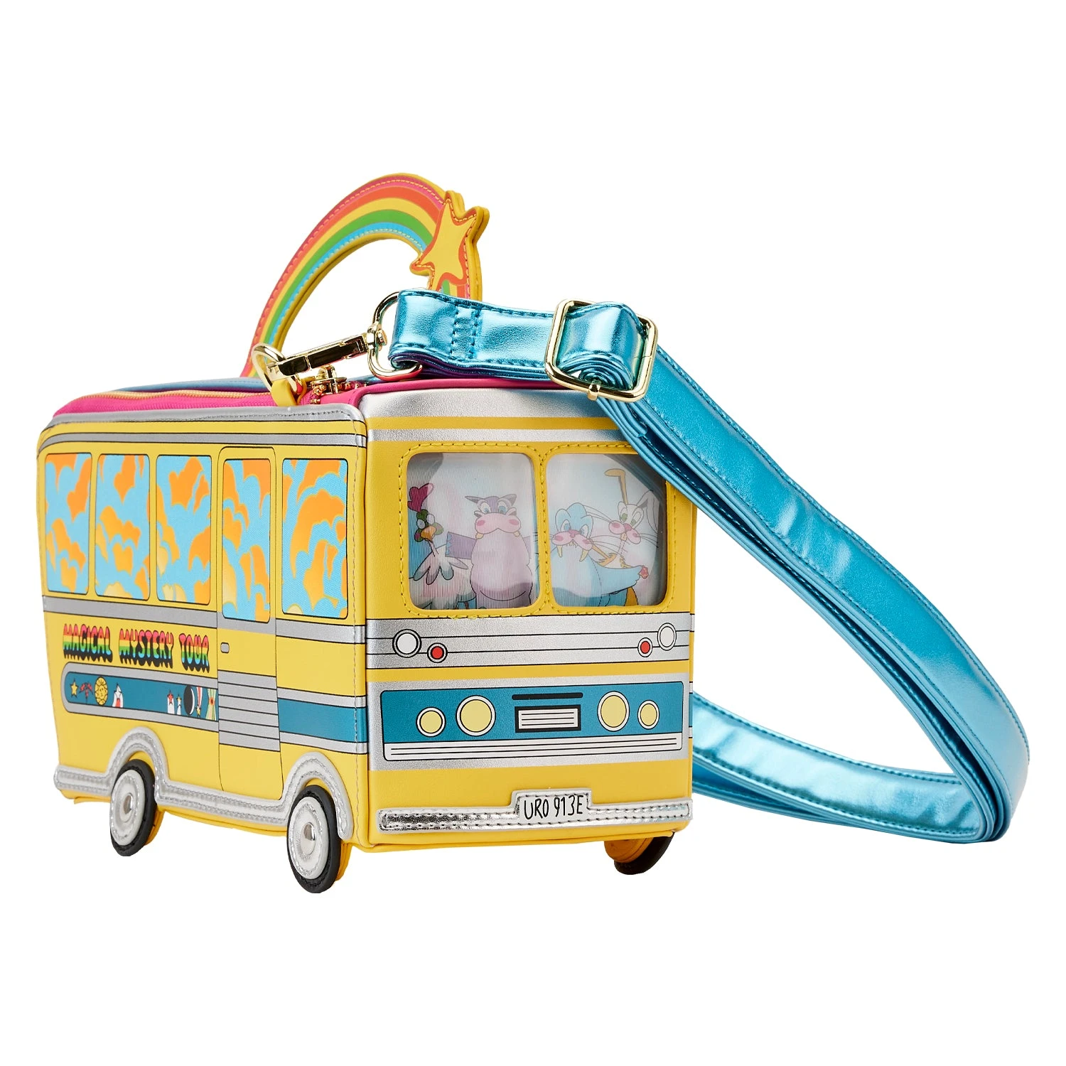 Loungefly The Beatles Magical Mystery Tour Bus Crossbody Bag 4 Loungefly The Beatles Magical Mystery Tour Bus Crossbody Bag - Image 2