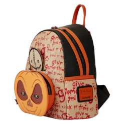 Loungefly Trick Or Treat Pumpkin Cosplay Mini Backpack 12 Loungefly Trick Or Treat Pumpkin Cosplay Mini Backpack -Toy Haven TRTBK0008 LFLEGENDARYPICTURESTRICKRTREATPUMPKINCOSPLAY3325SIDE