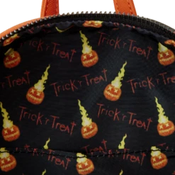 Loungefly Trick Or Treat Pumpkin Cosplay Mini Backpack 17 Loungefly Trick Or Treat Pumpkin Cosplay Mini Backpack -Toy Haven TRTBK0008 LFLEGENDARYPICTURESTRICKRTREATPUMPKINCOSPLAY3330INSIDE