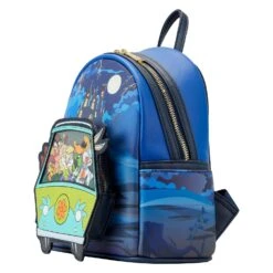 Loungefly Warner Brothers 100th Anniversary Looney Tunes Scooby Mash Up Mini Backpack -Toy Haven WBBK0015 LFWB100THANNIVERSARYLOONEYTUNESSCOOBYMASHUPMINIBACKPACK1023SIDE