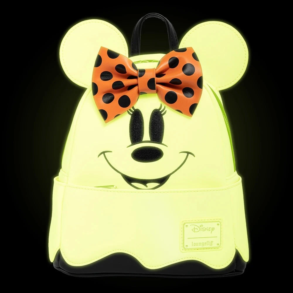 Loungefly Disney Ghost Minnie Glow-in-the-Dark Cosplay Mini Backpack 3 Loungefly Disney Ghost Minnie Glow-in-the-Dark Cosplay Mini Backpack