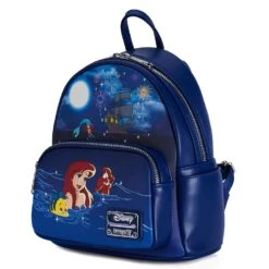 Loungefly Disney The Little Mermaid Ariel Fireworks Mini Backpack -Toy Haven WDBK2136 LFDISNEYTHELITTLEMERMAIDARIELFIREWORKSMINIBACKPACK SIDE 0683