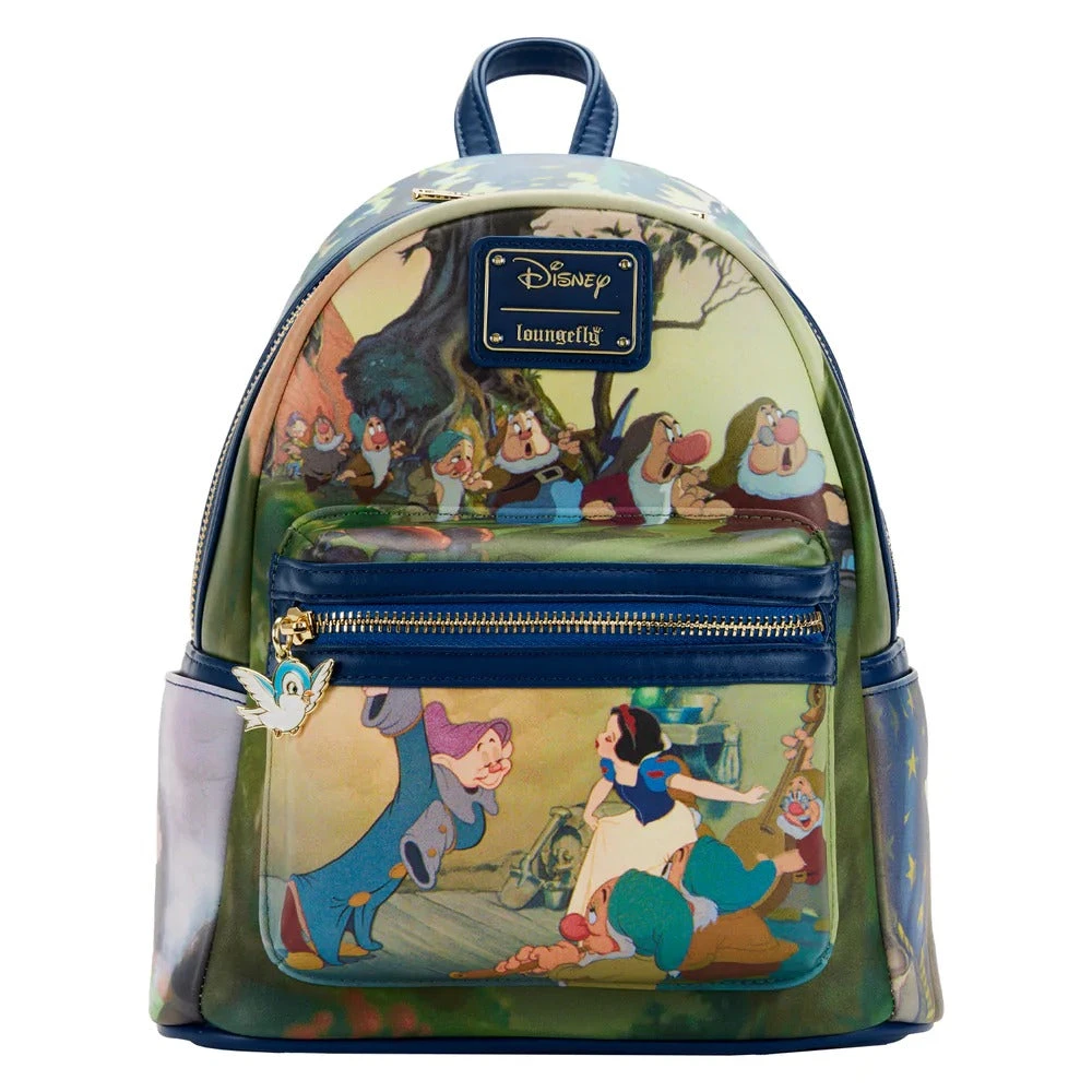 Loungefly Disney Snow White Scenes Mini Backpack 4 Loungefly Disney Snow White Scenes Mini Backpack - Image 2
