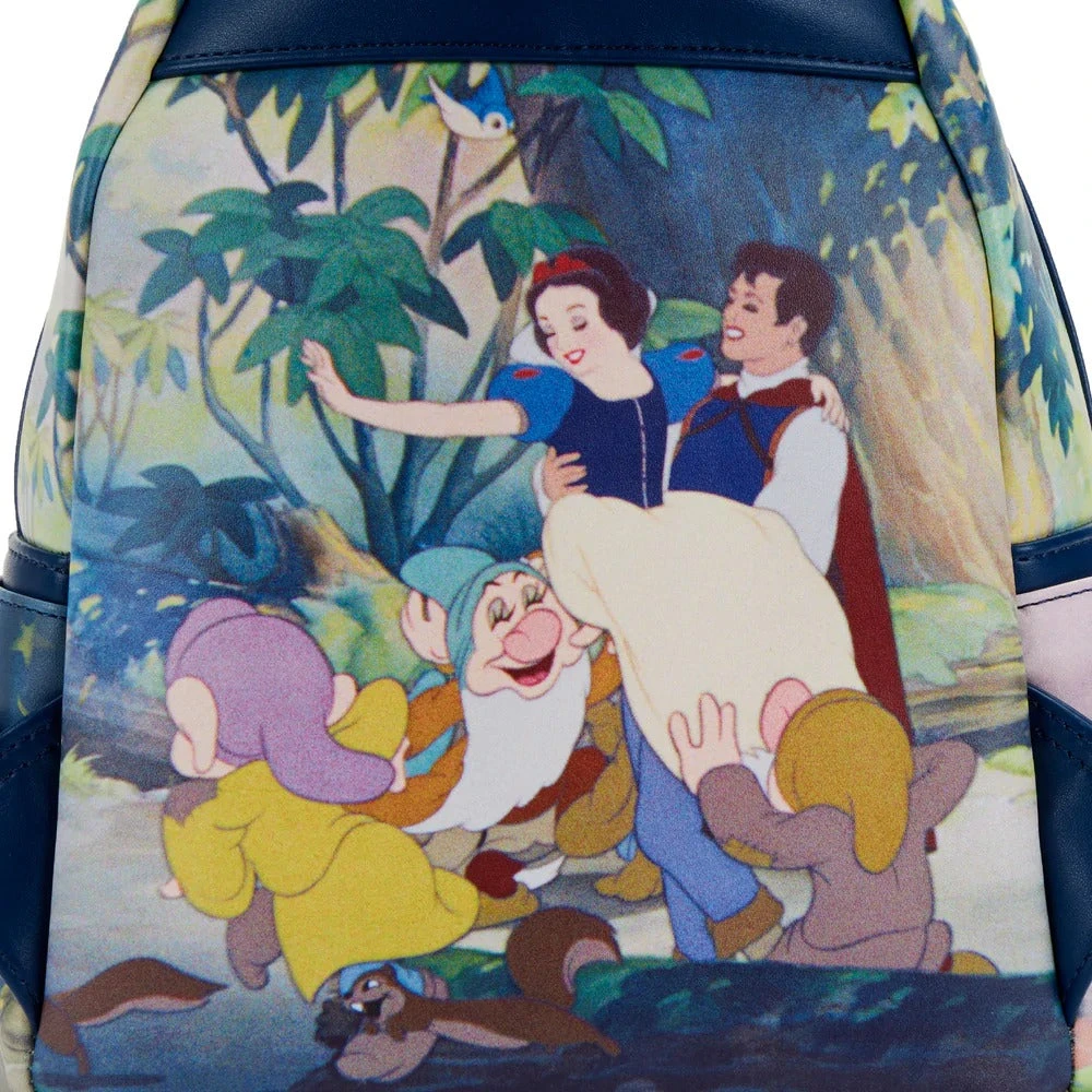 Loungefly Disney Snow White Scenes Mini Backpack 8 Loungefly Disney Snow White Scenes Mini Backpack - Image 6