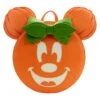 Loungefly Disney Glow Face Pumpkin Minnie Mini Backpack 1 Loungefly Disney Glow Face Pumpkin Minnie Mini Backpack -Toy Haven WDBK2562 LFDISNEYGLOWFACEEMINNIEPUMPKINMINIBACKPACK50096FRONT