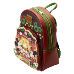 Loungefly Disney Mickey Minnie Hot Cocoa Fireplace Light Up Mini Backpack -Toy Haven WDBK27 3