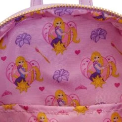 Loungefly Disney Rapunzel Princess Scene Mini Backpack -Toy Haven WDBK2926 LFDISNEYRAPUNZELPRINCESSSCENEMINIBACKPACK3503INSIDE