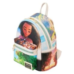 Loungefly Disney Moana Princess Scene Series Mini Backpack -Toy Haven WDBK3060 LFDISNEYMOANAPRINCESSSCENESMINIBACKPACK0656QUARTER