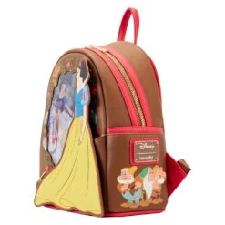 Loungefly Disney Snow White Lenticular Princess Series Mini Backpack -Toy Haven WDBK3072 LFDISNEYSNOWWHITELENTICULARPRINCESSSERIESMINIBACKPACK0077SIDE