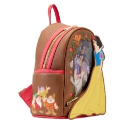 Loungefly Disney Snow White Lenticular Princess Series Mini Backpack -Toy Haven WDBK3072 LFDISNEYSNOWWHITELENTICULARPRINCESSSERIESMINIBACKPACK0079SIDE2