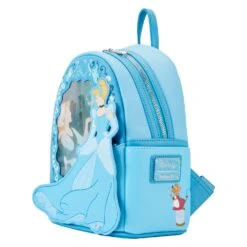 Loungefly Disney Cinderella Princess Lenticular Series Mini Backpack -Toy Haven WDBK3123 LFDISNEYCINDERELLAPRINCESSLENTICULARSERIESMINIBACKPACK0903SIDE