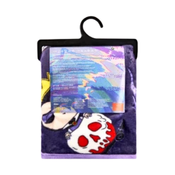 DISNEY VILLAINS TRAIN FLEECE THROW -Toy Haven WDFT0010 3