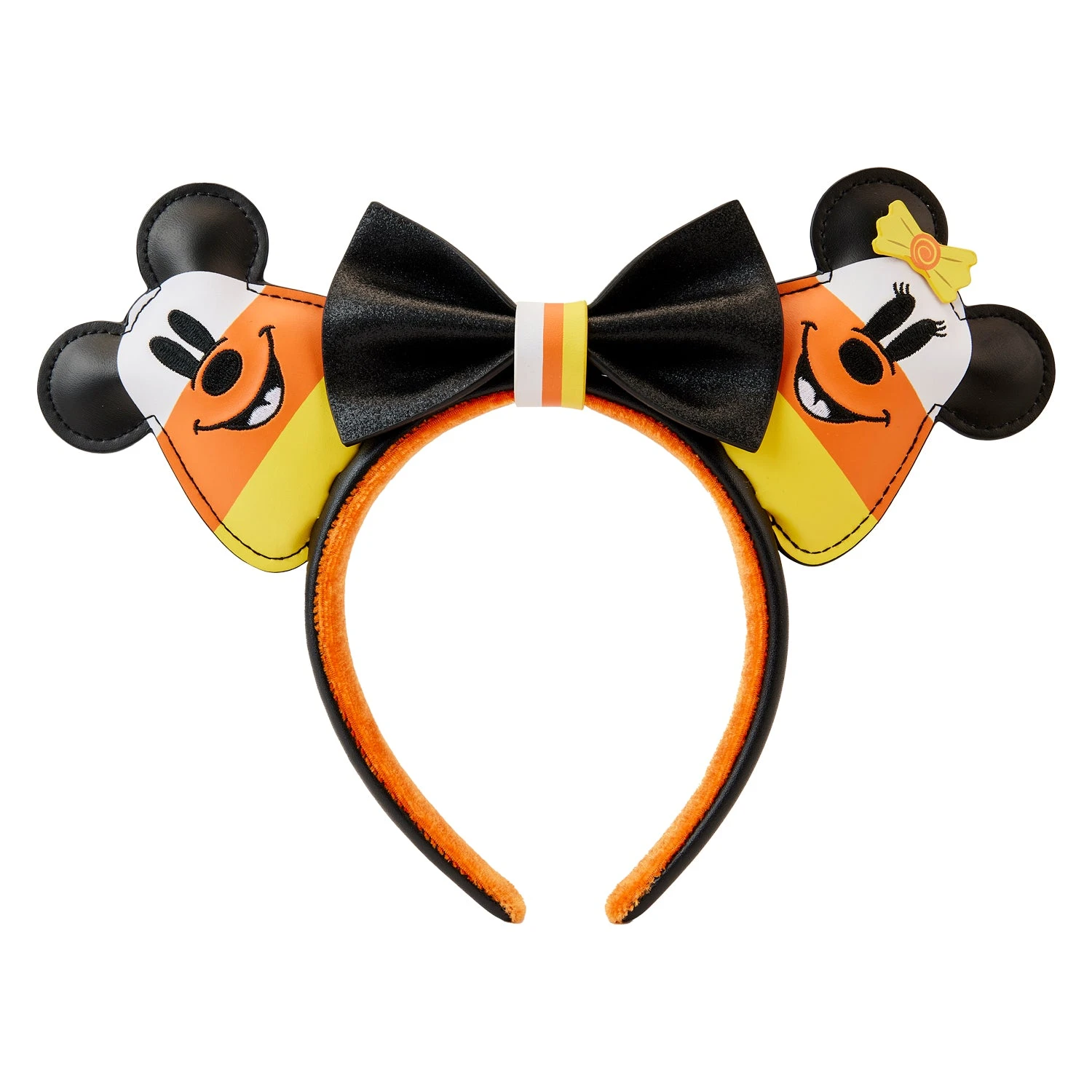 Loungefly Disney Mickey And Minnie Mouse Candy Corn Ear Headband 3 Loungefly Disney Mickey And Minnie Mouse Candy Corn Ear Headband