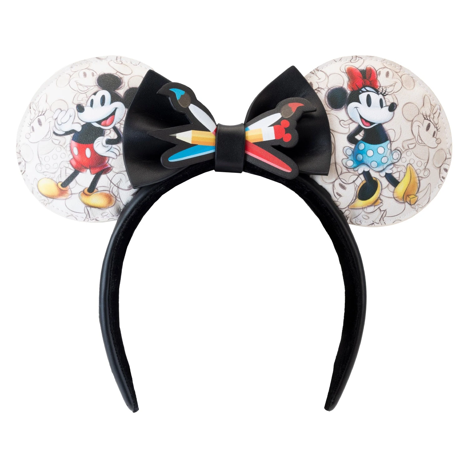 Loungefly Disney 100th Anniversary Sketchbook Ears Headband 3 Loungefly Disney 100th Anniversary Sketchbook Ears Headband