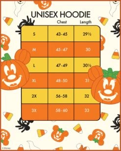 Loungefly Disney Minnie Halloween Unisex Hoodie -Toy Haven WDLFHD0017 Candycorn hoodie Size