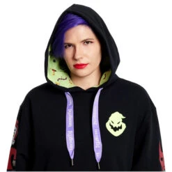 Loungefly Disney Nightmare Before Christmas Lock Shock And Barrel Unisex Hoodie -Toy Haven WDLFHD0019 LFDISNEYNBCLOCKSHOCKB 1