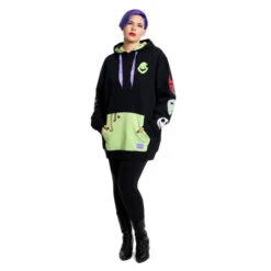 Loungefly Disney Nightmare Before Christmas Lock Shock And Barrel Unisex Hoodie -Toy Haven WDLFHD0019 LFDISNEYNBCLOCKSHOCKB 2