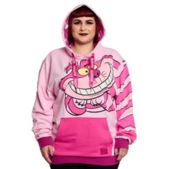 Loungefly Disney Alice In Wonderland Cheshire Cat Mad Here Unisex Hoodie -Toy Haven WDLFHD0028 LFDISNEYAIWCHESHIRECATMADHEREHOODIE 006