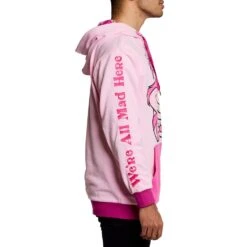 Loungefly Disney Alice In Wonderland Cheshire Cat Mad Here Unisex Hoodie -Toy Haven WDLFHD0028 LFDISNEYAIWCHESHIRECATMADHEREHOODIE 011
