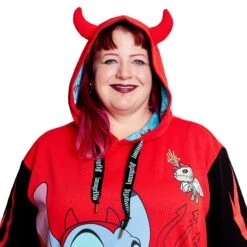 Loungefly Disney Stitch Devil Hoodie -Toy Haven WDLFHD0032 LFDISNEYSTITCHDEVILHOODIE 015
