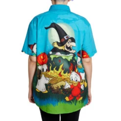 Loungefly Disney Huey, Dewie & Louie Halloween Camp Shirt -Toy Haven WDLFSH0028 HUEYDEWEYLOUIEHALLOWE 2