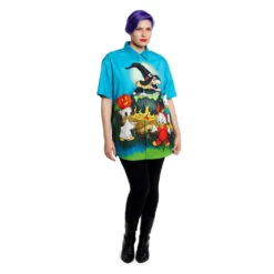 Loungefly Disney Huey, Dewie & Louie Halloween Camp Shirt -Toy Haven WDLFSH0028 HUEYDEWEYLOUIEHALLOWE 3