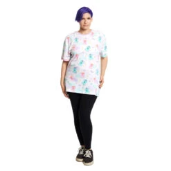 Loungefly Disney Minnie And Mickey Pastel Ghost Unisex Tee -Toy Haven WDLFSH0031 LFWDMINANDMICPASTELGH 3