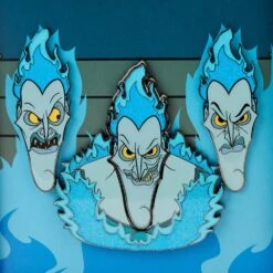 Loungefly Disney Hercules Hades Mixed Emotions 4pc Pin Set -Toy Haven WDPN3035 LFDISNEYHERCULESHADESMIXEDEMOTIONS4PCPINSET0821LOOK1
