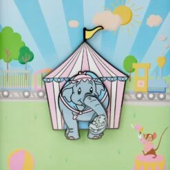 Loungefly Disney Dumbo Mrs Jumbo Craddle Trunk 3 Inch Collector Pin -Toy Haven WDPN3038 LFDISNEYDUMBOMRSJUMBOCRADDLETRUNK3INCOLLECTORBOXPIN0816MOVEMENT