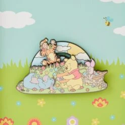 Loungefly Disney Winnie The Pooh Folk Floral 3 Inch Collector Box Pin -Toy Haven WDPN3106 LFDISNEYWINNIETHEPOOHFOLKFLORAL3INCOLLECTORBOXPIN1971PINFRONT