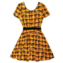 Loungefly Stitch Shoppe Minnie Mickey Spooky Gingham "Laci" Dress -Toy Haven WDSSDR0023 SpookyMinnieMickeyGin 2