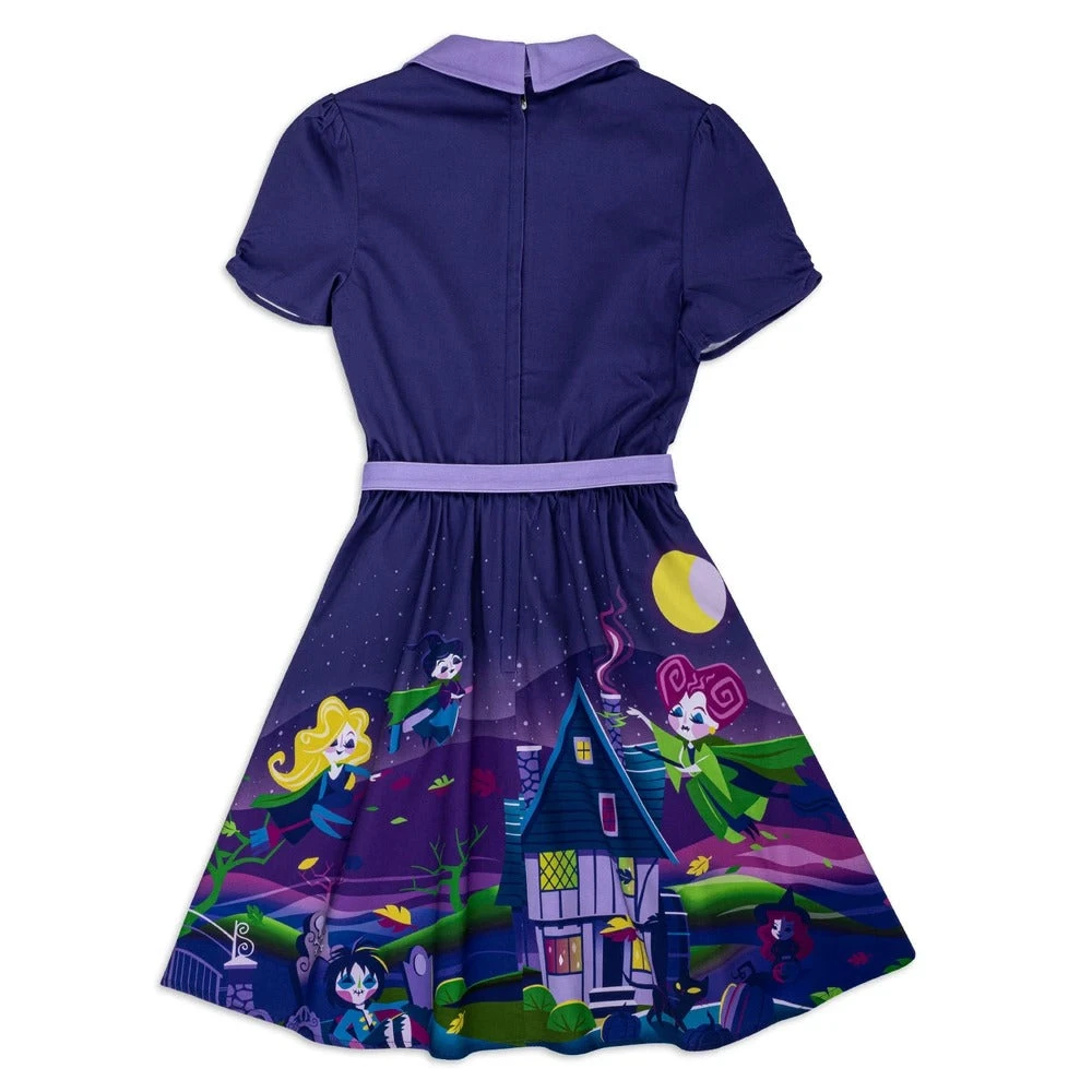Loungefly Stitch Shoppe Disney Hocus Pocus "Gemma" Dress 4 Loungefly Stitch Shoppe Disney Hocus Pocus "Gemma" Dress - Image 2