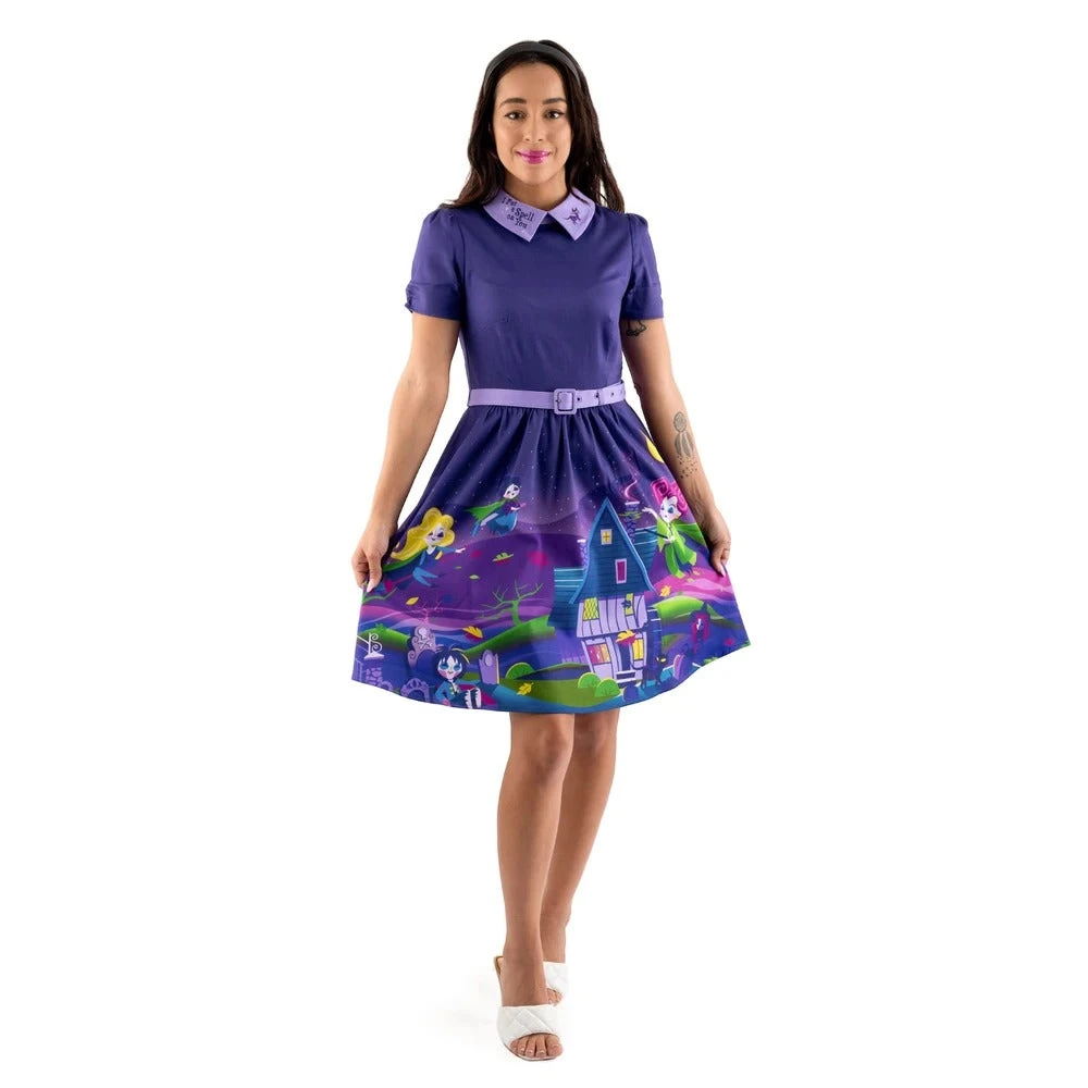 Loungefly Stitch Shoppe Disney Hocus Pocus "Gemma" Dress 6 Loungefly Stitch Shoppe Disney Hocus Pocus "Gemma" Dress - Image 4