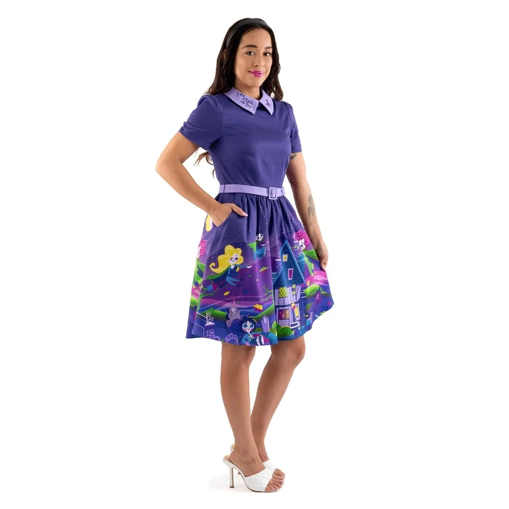Loungefly Stitch Shoppe Disney Hocus Pocus "Gemma" Dress 7 Loungefly Stitch Shoppe Disney Hocus Pocus "Gemma" Dress - Image 5